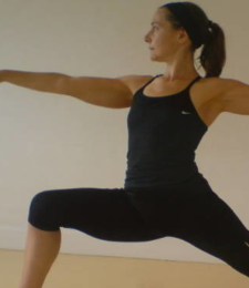 Yoga teacher Sophie Lewis